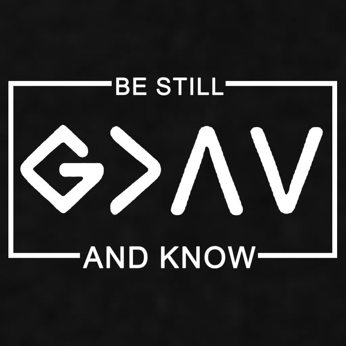 Be Still And Know, God Is Greater Than The Highs And Lows Ladies PosiCharge Tri-Blend Wicking Tank