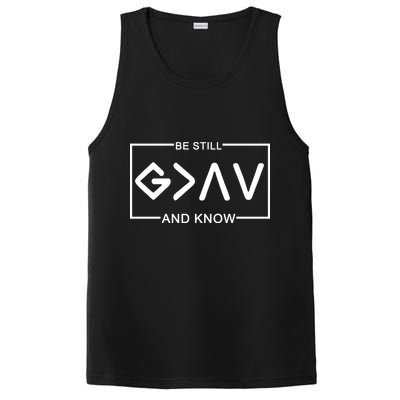 Be Still And Know, God Is Greater Than The Highs And Lows PosiCharge Competitor Tank