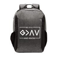 Be Still And Know, God Is Greater Than The Highs And Lows Vector Backpack