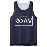 Be Still And Know, God Is Greater Than The Highs And Lows Mesh Reversible Basketball Jersey Tank