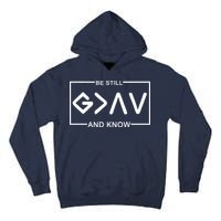 Be Still And Know, God Is Greater Than The Highs And Lows Tall Hoodie