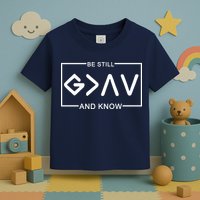 Be Still And Know, God Is Greater Than The Highs And Lows Toddler T-Shirt