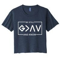 Be Still And Know, God Is Greater Than The Highs And Lows Crop Top