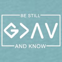 Be Still And Know, God Is Greater Than The Highs And Lows Sueded Cloud Jersey T-Shirt