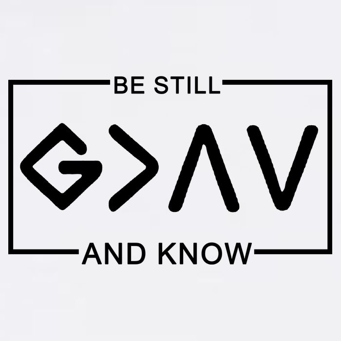 Be Still And Know, God Is Greater Than The Highs And Lows Garment-Dyed Sweatshirt