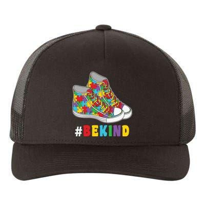 Bekind Shoes Autism Puzzle Autism Awareness Day Yupoong Adult 5-Panel Trucker Hat