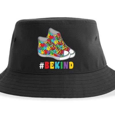 Bekind Shoes Autism Puzzle Autism Awareness Day Sustainable Bucket Hat