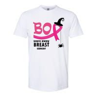 Boo Scare Away Breast Cancer Awareness Spooky Softstyle CVC T-Shirt