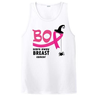 Boo Scare Away Breast Cancer Awareness Spooky PosiCharge Competitor Tank