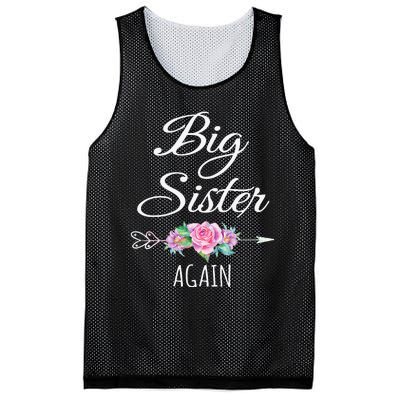 Big Sister Again Big Sister Announcement Mesh Reversible Basketball Jersey Tank