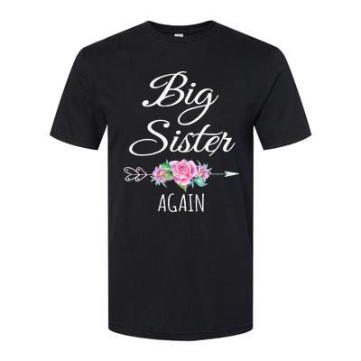 Big Sister Again Big Sister Announcement Softstyle® CVC T-Shirt