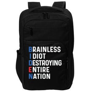 Biden Sucks Anti Biden Idiot Funny Political Humor Impact Tech Backpack