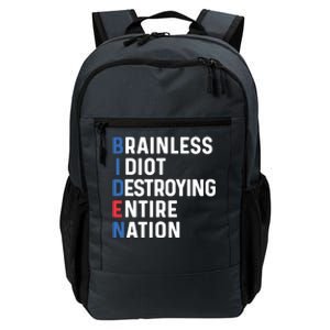 Biden Sucks Anti Biden Idiot Funny Political Humor Daily Commute Backpack