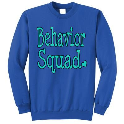 Behavior Squad Aba Therapist Special Teacher Analyst Gift Sweatshirt