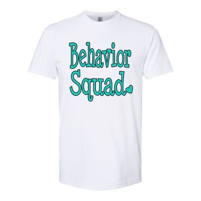 Behavior Squad Aba Therapist Special Teacher Analyst Gift Softstyle® CVC T-Shirt