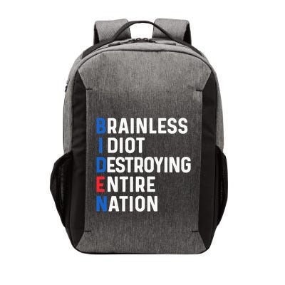 Biden Sucks Anti Biden Idiot Funny Political Vector Backpack