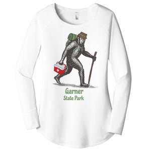 Bigfoot Sighting at Garner State Park Texas Souvenir Women's Perfect Tri Tunic Long Sleeve Shirt