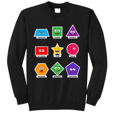 Basic Shapes And Preschoolers Learning Sweatshirt