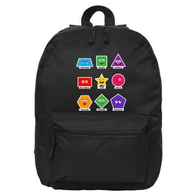 Basic Shapes And Preschoolers Learning 16 in Basic Backpack