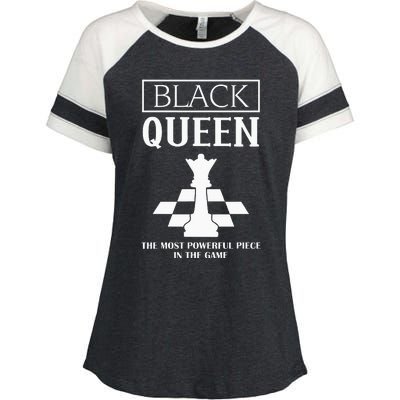 Blood Sweat And Coal For A Coal Miner Enza Ladies Jersey Colorblock Tee