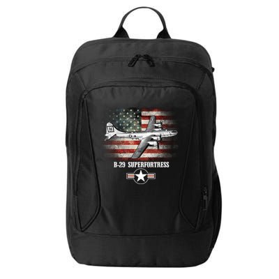 Bgift29 Superfortress American Flag Patriotic Gift Usaf Gift City Backpack