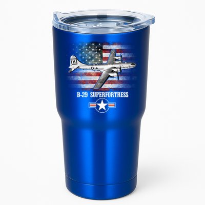 Bgift29 Superfortress American Flag Patriotic Gift Usaf Gift Tumbler