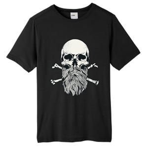 Bearded Skull and Crossbones Pirate Beard Tall Fusion ChromaSoft Performance T-Shirt