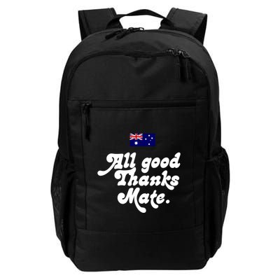 British Slogans All Good Thanks Mate Backpack