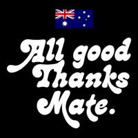 British Slogans All Good Thanks Mate 7-Panel Snapback Hat