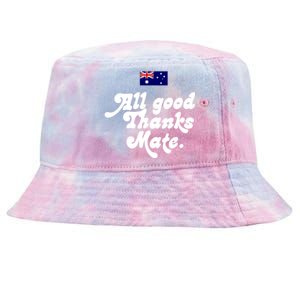 British Slogans All Good Thanks Mate Tie-Dyed Bucket Hat