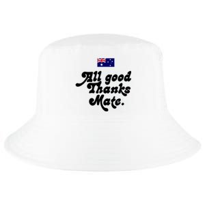 British Slogans All Good Thanks Mate Cool Comfort Performance Bucket Hat