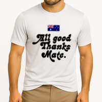 British Slogans All Good Thanks Mate Performance Shirt