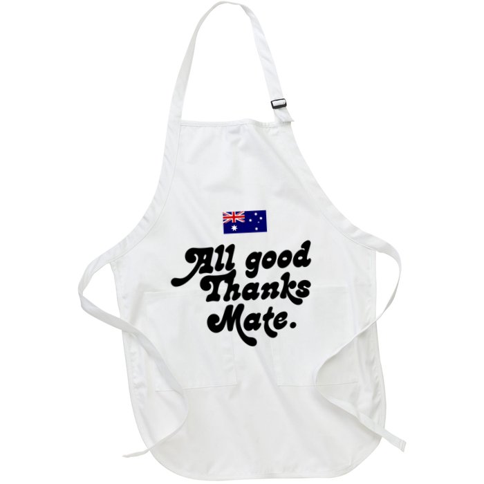 British Slogans All Good Thanks Mate Apron