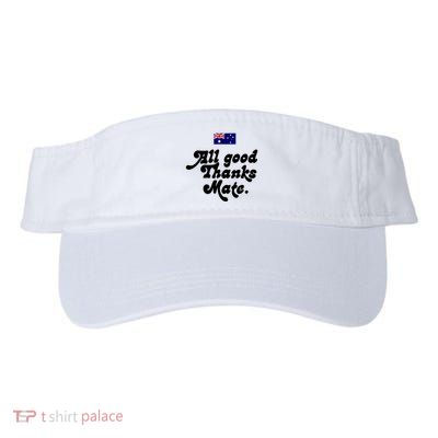 British Slogans All Good Thanks Mate Visor