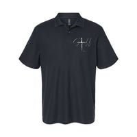 Be Still And Know Inspirational Christian Easter Softstyle Adult Sport Polo