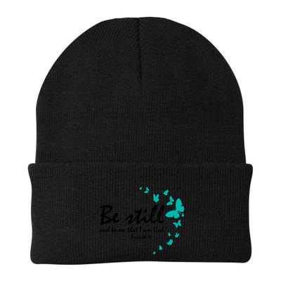 Be Still And Know That I Am God Christian Religious Funny Gift Great Gift Beanie