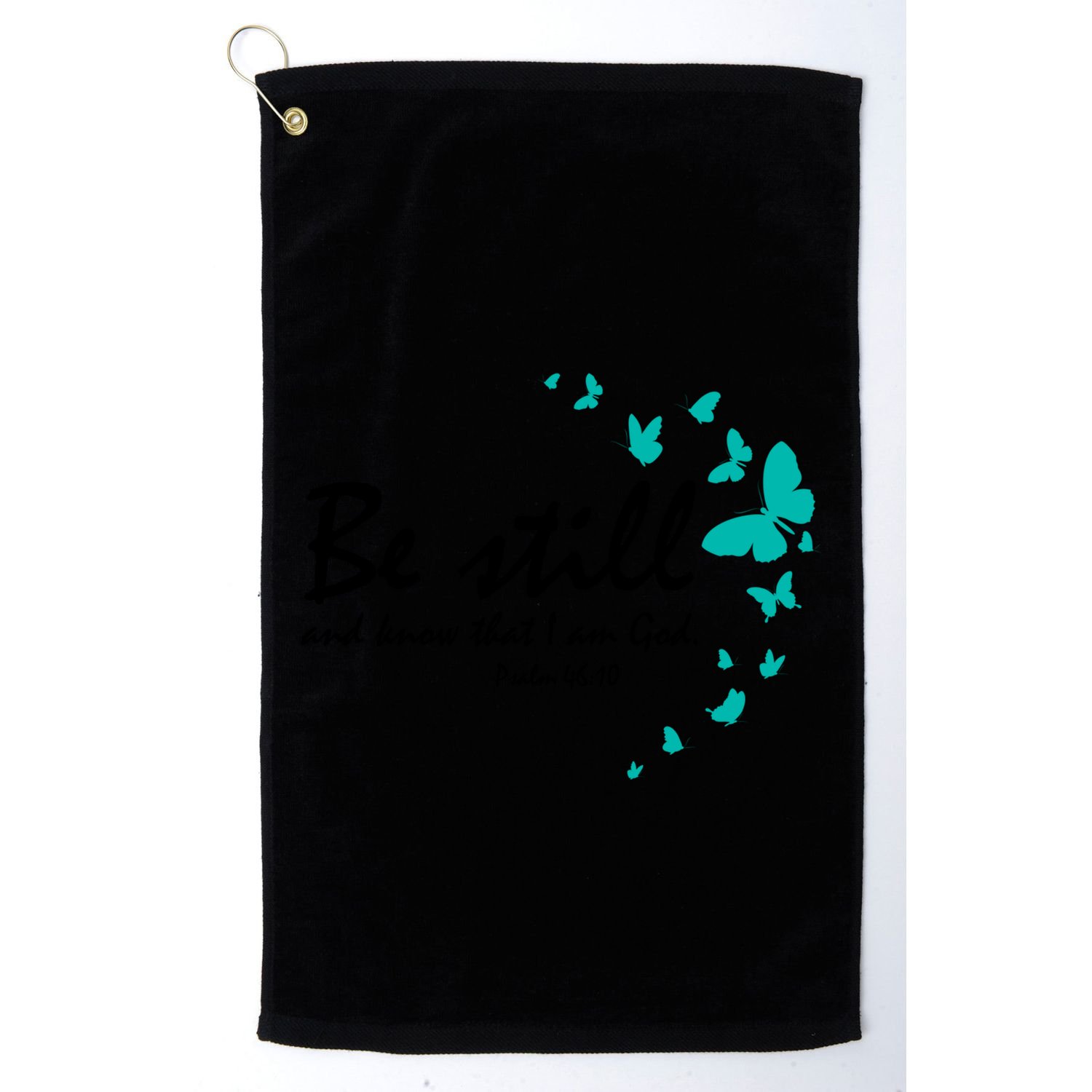 Be Still And Know That I Am God Christian Religious Funny Gift Great Gift Golf Towel