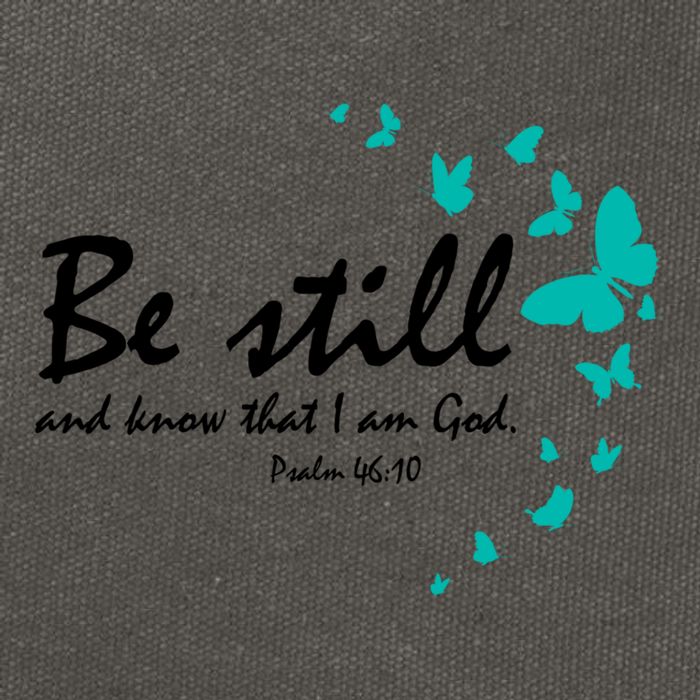 Be Still And Know That I Am God Christian Religious Funny Gift Great Gift Cotton Canvas Backpack
