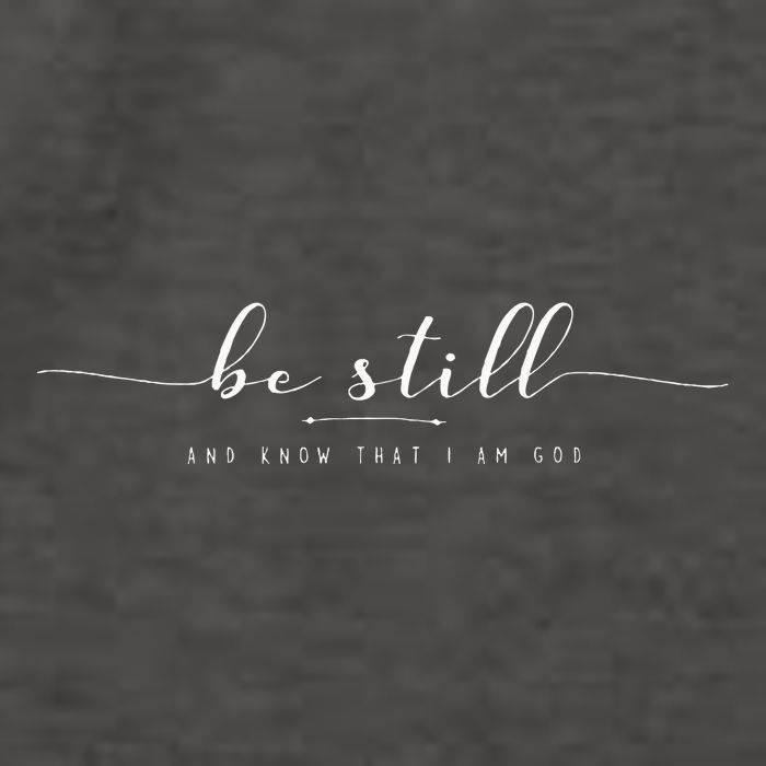Be Still And Know That I Am God Vector Backpack