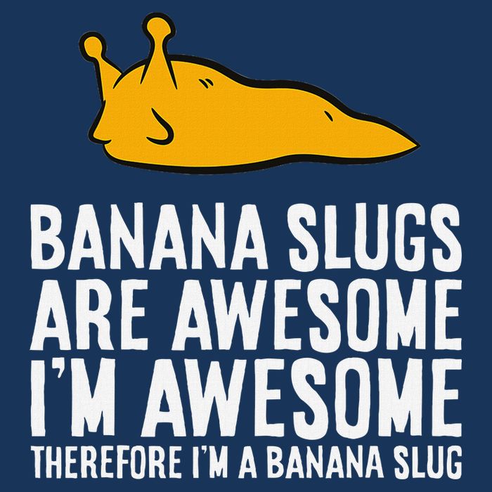 B.A.N.A.N.A Slugs Are Awesome Therefore Im A Banana Slug Infant Baby Jersey Bodysuit