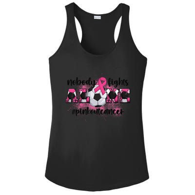 Boo Scare Away Breast Cancer Ghost Halloween Ladies PosiCharge Competitor Racerback Tank