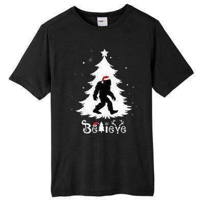 Believe Skunk Ape Cryptid Christmas Cryptozoology Tall Fusion ChromaSoft Performance T-Shirt