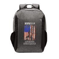 Be Strong And Courageous Do Not Be Afraid Us Flag Prayer Vector Backpack