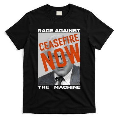 Bernie Sanders Against The Machine Ceasefire Now T-Shirt