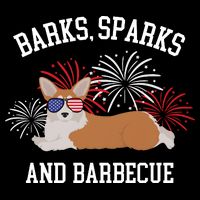 Barks Sparks And Barbecue Corgi 4th Of July Sweatshirt
