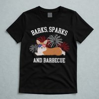 Barks Sparks And Barbecue Corgi 4th Of July T-Shirt