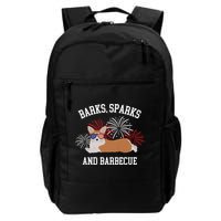 Barks Sparks And Barbecue Corgi 4th Of July Backpack