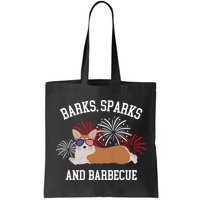 Barks Sparks And Barbecue Corgi 4th Of July Bag