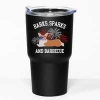 Barks Sparks And Barbecue Corgi 4th Of July Tumbler
