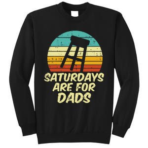 Barstool Saturdays Are For Dads Retro Fathers Day Daddy Papa Sweatshirt